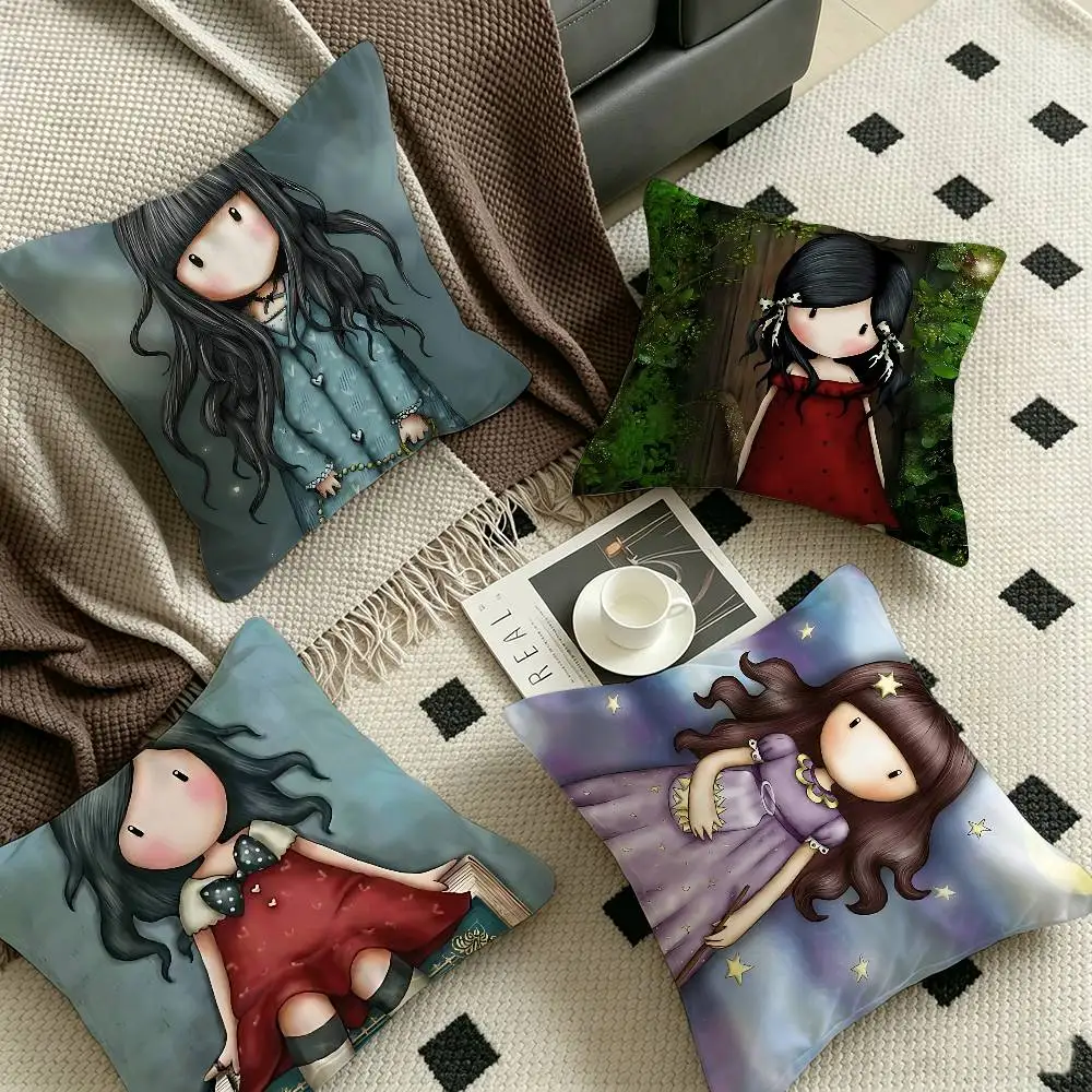 Cartoon Gorjusses S-Santoro Pillow Anime Pillow Sofa Bed Head Pillow Cover Cushion Cover 45x45 cm Fashion