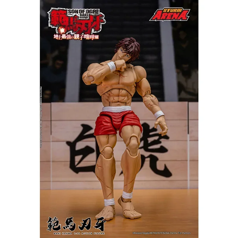 Preorden Original Storm Toys 1/12 escala Baki Hanma en Stock Anime colección de acción figuras modelo Juguetes