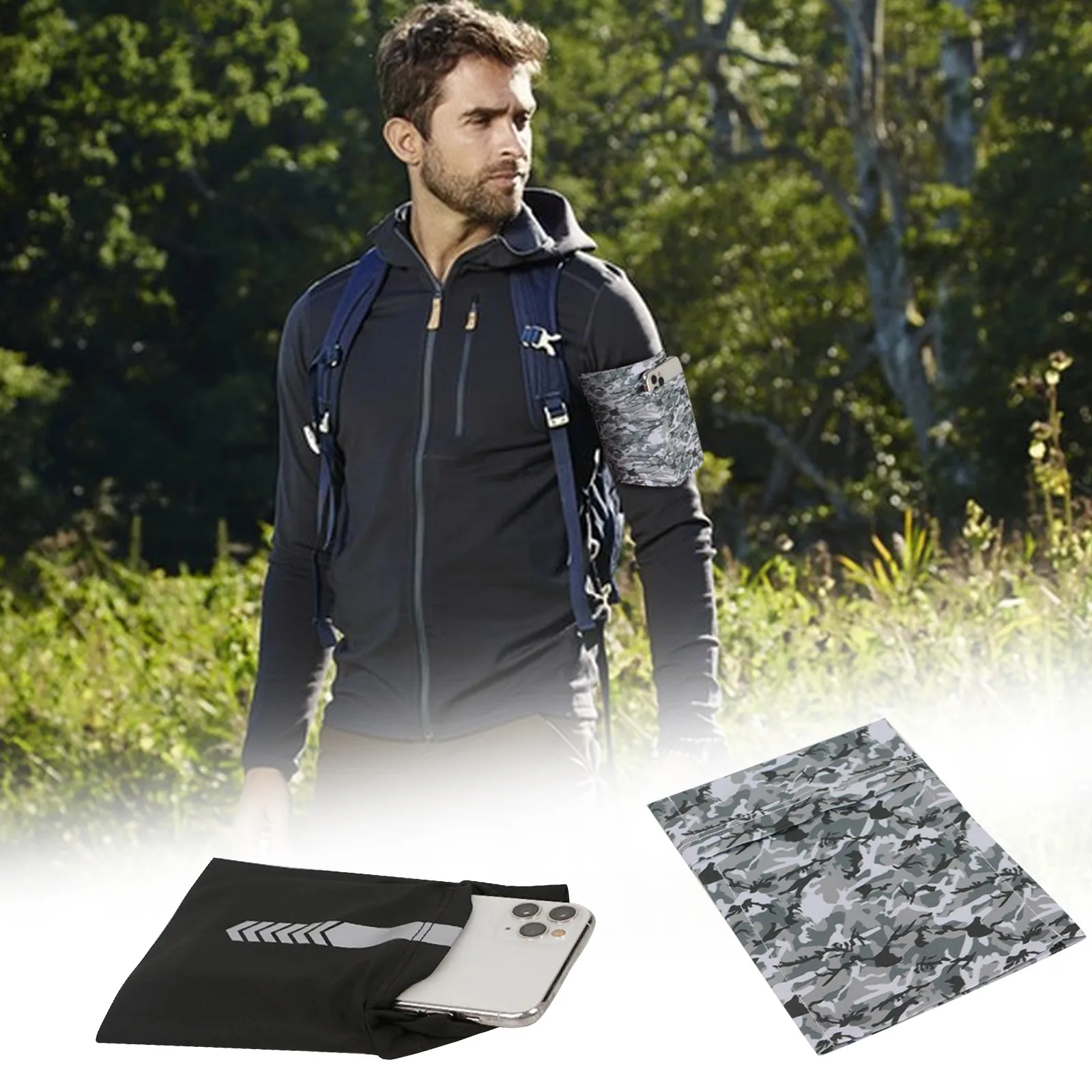 

1 шт., сумка на руку для мобильного телефона для бега, спортивная сумка на руку для телефона, водонепроницаемая сумка на руку для бега, чехол для бега, держатель для телефона