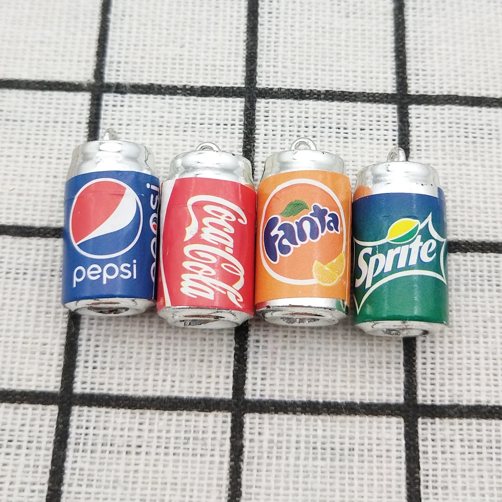 10 قطعة زجاجة الراتنج المشروبات سحر مجوهرات اكسسوارات Diy بها بنفسك صنع القرط الهاتف المفاتيح سوار قلادة لوازم الحرفية #6