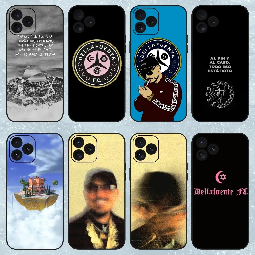 Singer Dellafuente FC Artwork Phone Case For iPhone 11 12 13 14 15 8 XS Mini X XR PRO MAX Plus Cover