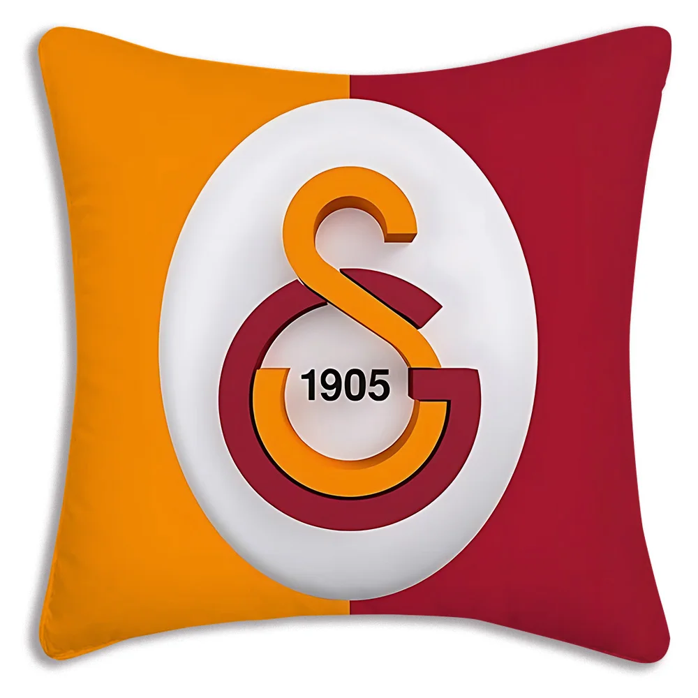 G-Galatasaray Pillow Covers Cartoon Sofa Decorative Home Double-sided Printing Short Plush Cute Cushion Cover