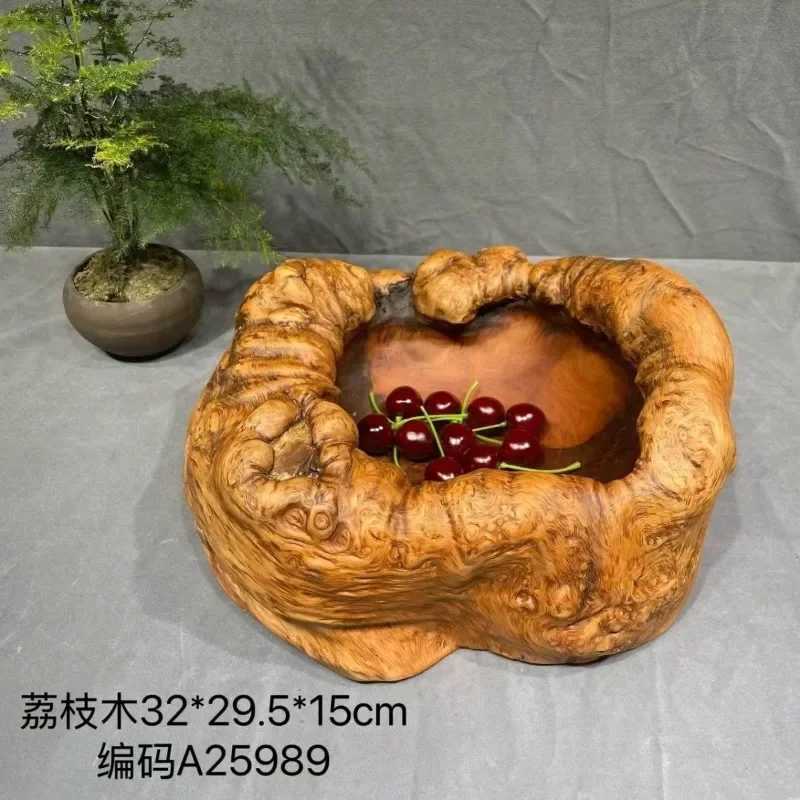 Pure handmade retro aristocratic, lychee grain ashtray, Chinese art, home decoration