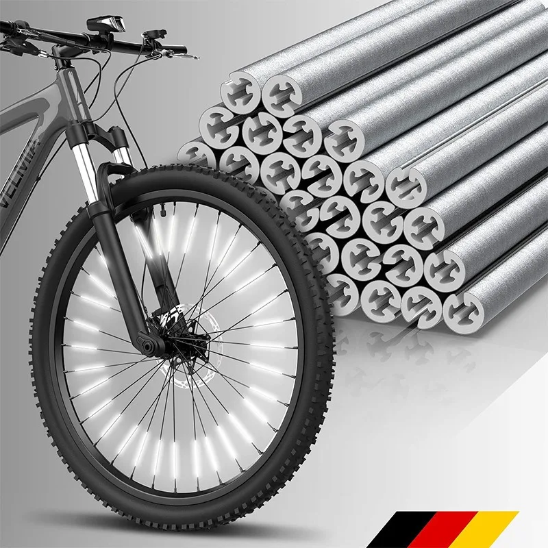 

Bicycle Colorful Wheel Reflective Strip Night Riding Wind and Fire Wheel Spoke Riding EquipmentStrip