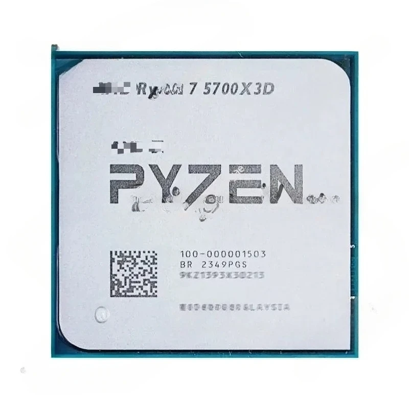 -New R7 5700X3D Ryzen 7 5700X3D 4.1 GHz 8-Core 16-Thread CPU 7NM L3=96M 100-000001503 Socket AM4 but without fan-