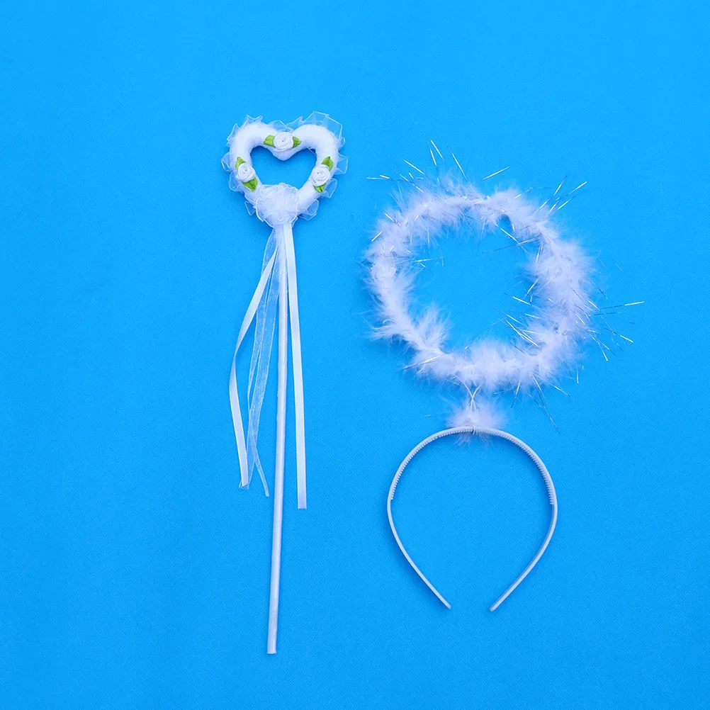 

Wings Party Costume Headbands Halloween Fancy Dress Feathered for Cosplay Bride