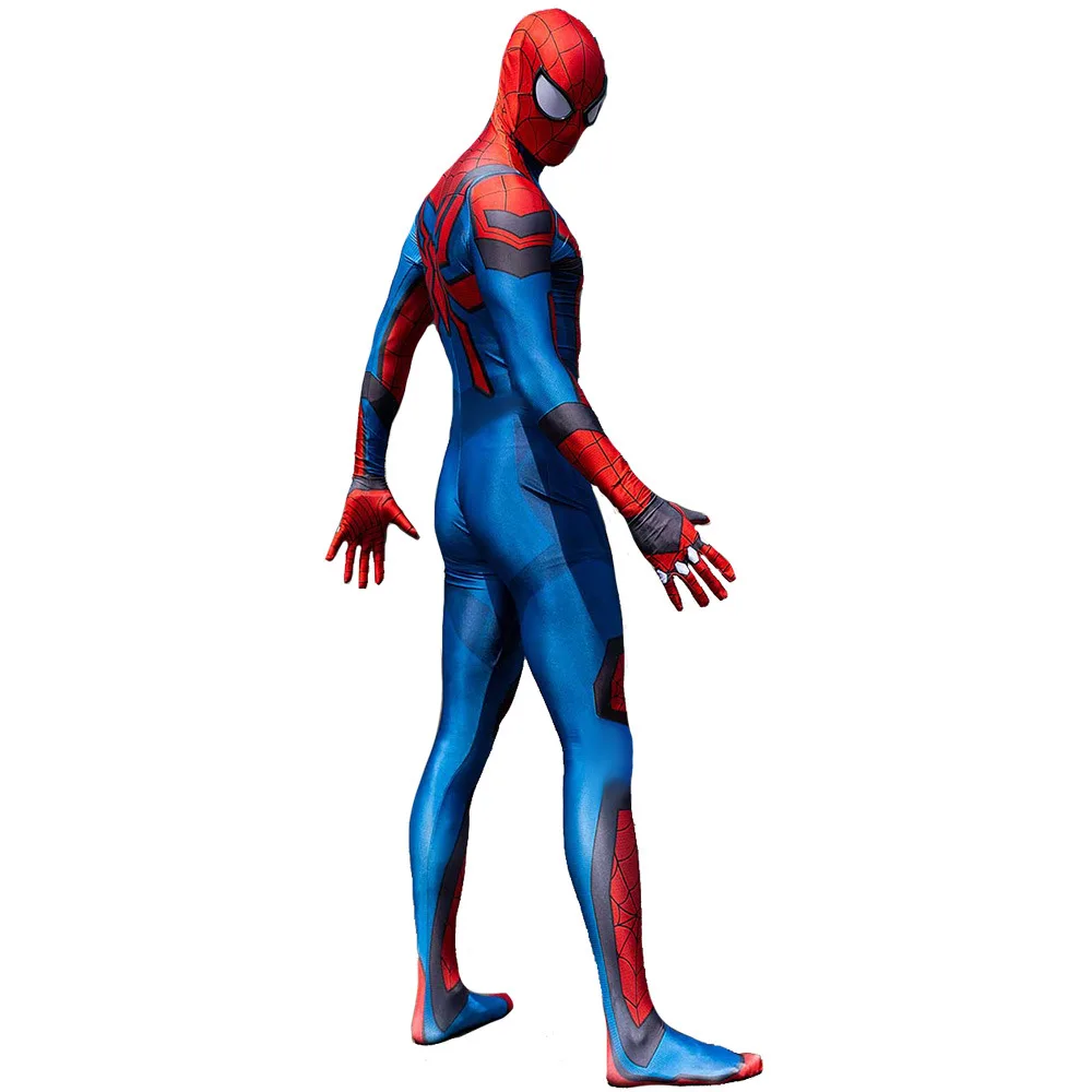 Anime SpiderMan Cosplay Ultimate Spiderman Costume Superhero Ultimate SpiderBoy Spandex Zentai Bodysuit Outfit Halloween Costume