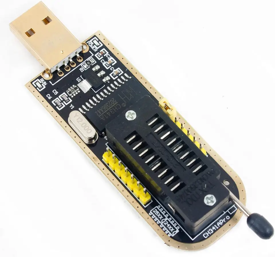 ALMOCN SOIC8/SOP8 Test-Clip + CH341A USB Programmer Produktbild-Vorschau 2