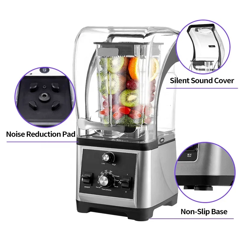 High Power Countertop Kitchen Table Vacuum Chopper Vacuum Electrical Fresh Juice Blender To Go Electric Mixer