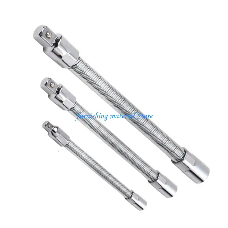 

Y5GD 3Pcs Delicate Socket Wrench Extension High Torques Metal Hand Tool Accessories