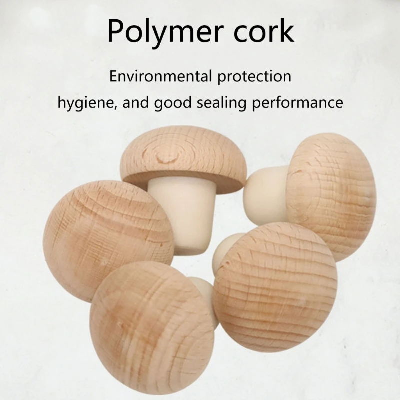

50 упаковок, уплотнители для вина, многоразовые пробки для бутылок вина, Т-образные деревянные герметичные пробки для вина, для
