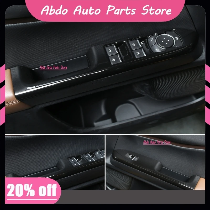 ABDO LHD For Ford Bronco sport 2021 2022 Door armrest Window Lift Switch botton Cover Trim glass control Frame Decorator Accesso