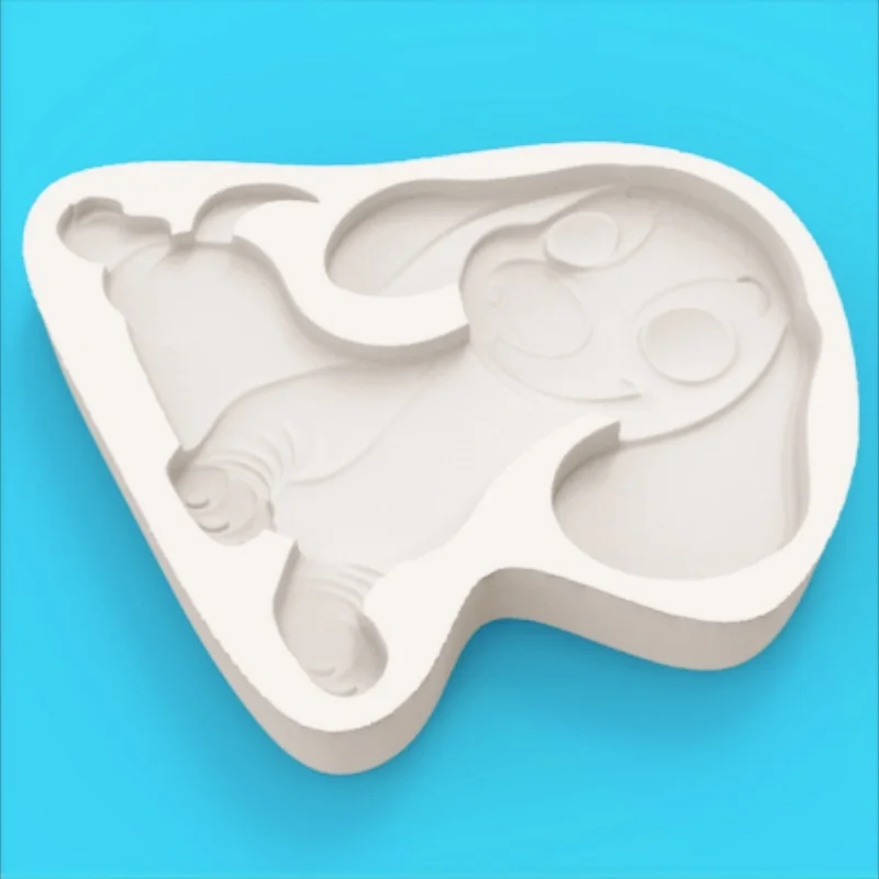 Essential Molds for Pet-Themed Cake Decorations 3D Sitting Beagle Mold Silicone Mold for Making Pet-Shaped Desserts and Chocolates view 4