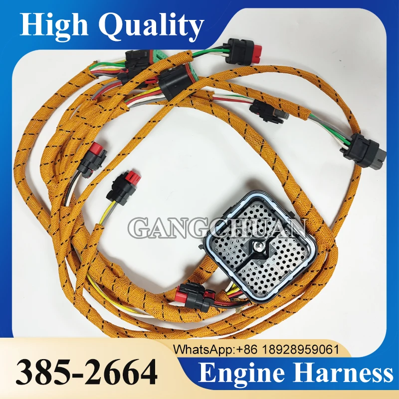 

385-2664 for Caterpillar 345C 345D 349D C11 C13 Engine Wiring Harness 3852664