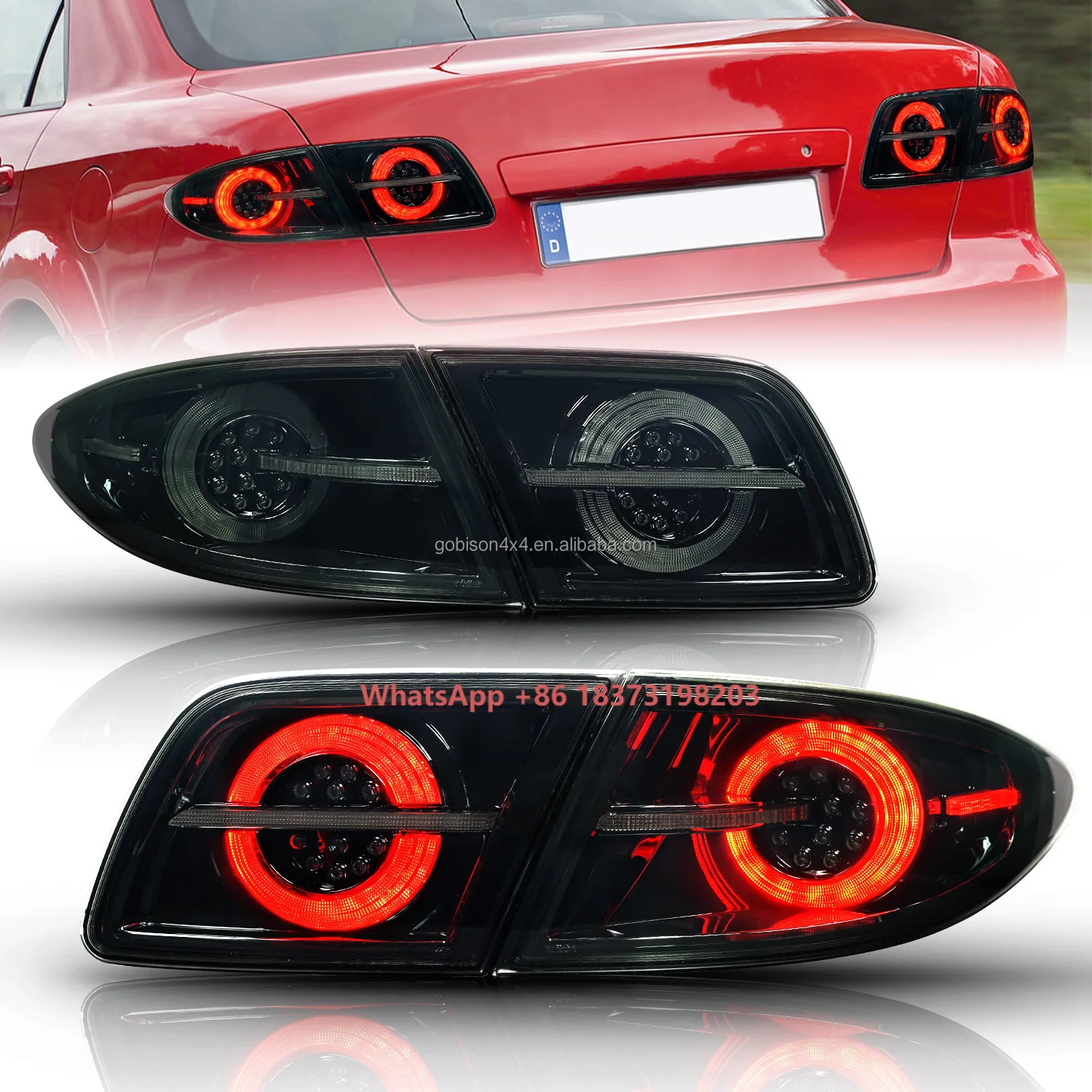 

Gobison Wholesale Price Upgrade Sequential LED Tail Light Tail Lamp for Mazda 6 M6 2003-2015 Taillight Taillamp