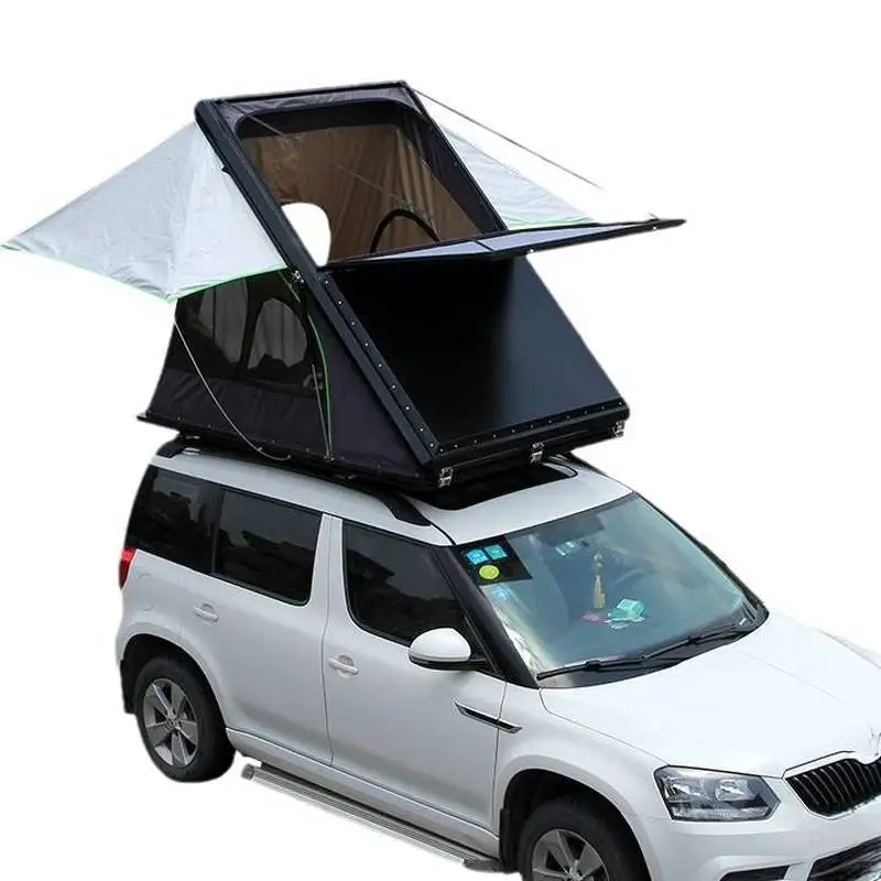 Extra Size 4-Person Aluminum Hardtop Roof For Vehicl Large Waterproof Clamshell RTT Hard Shell New Style Camping Tent