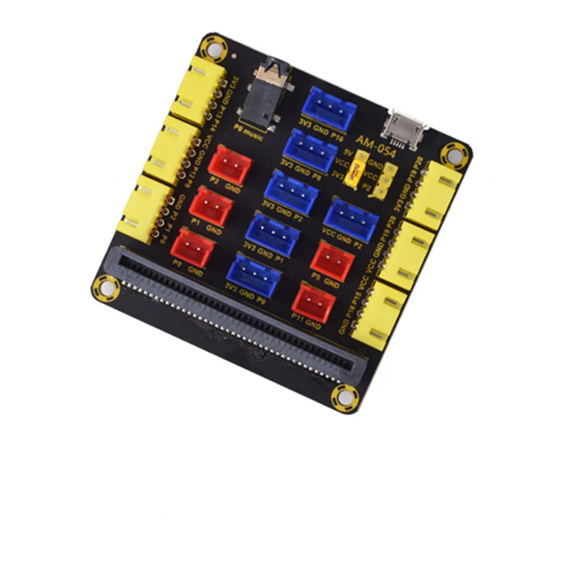 Microbit V2 Expansion Board IOBIT V1.0/2.0/3.0 Motherboard Micro:Bit Horizontal Adapter Board