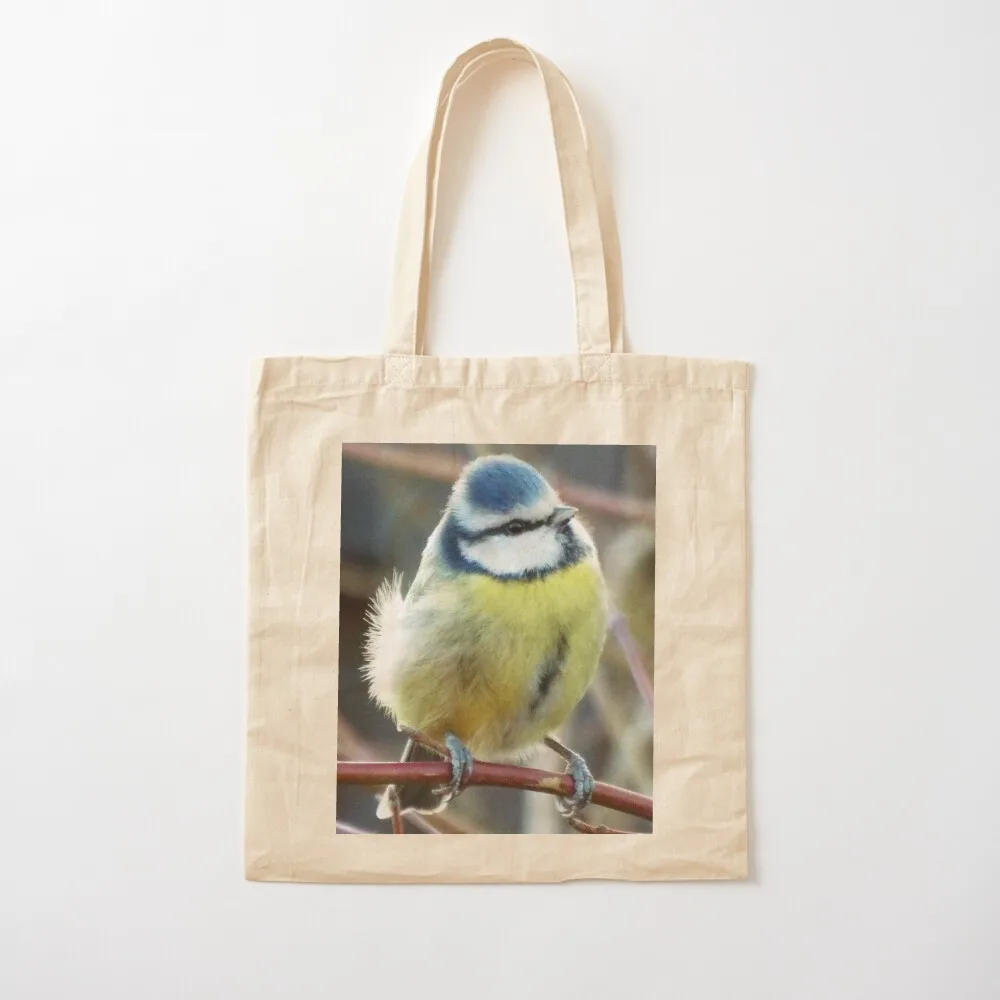 Beautiful Blue Tit cutest bird garden lovers delight and dream Tote Bag bag luxury women shopper bag women Handbags