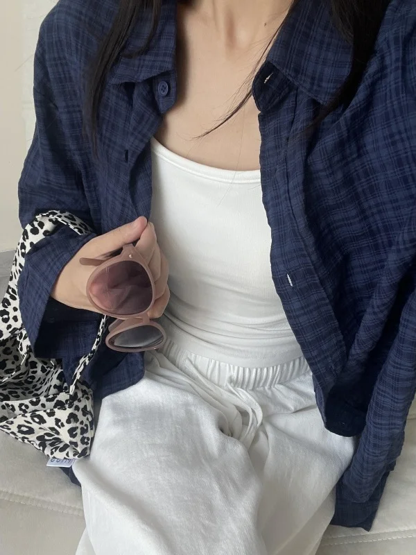 Csa trada Americana Retrô Fena de Manga Longa, Top Moderno com Design Único, Casaco Estiloso para Cnhadas na Cidade