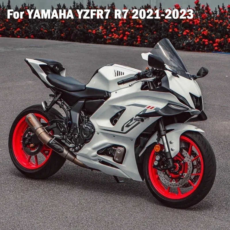 Motorcycle Fixed Wing Cover, For Yamaha YZF-R7 YZFR7 2021 2022 2023 Aerodynamic Frame, YZF R7 New Wing Air Guide Spoiler Aileron 2
