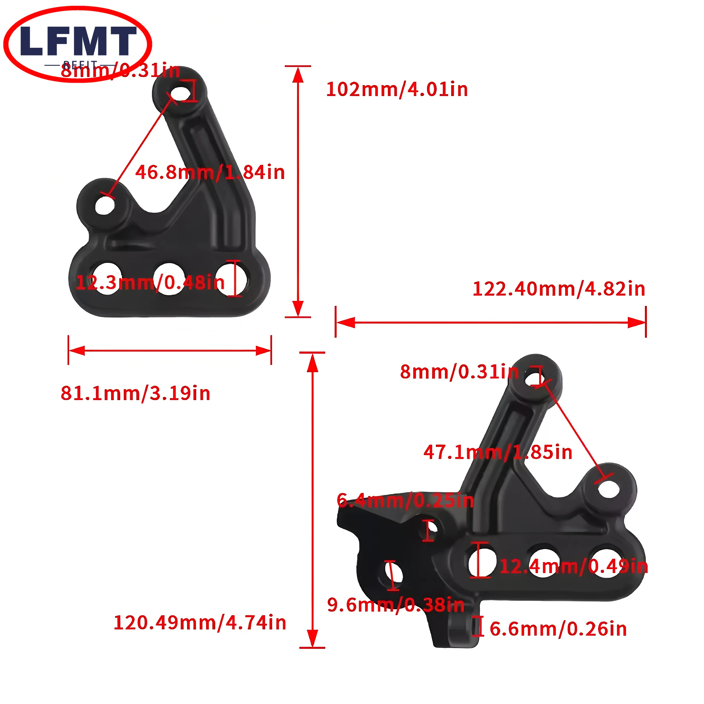 Motorcycle Modified CNC Foot Peg Mount Bracket Pedal Support For Sur‑Ron Light Bee S/X SegwayX160 Electric Dirt Bike Accessories
