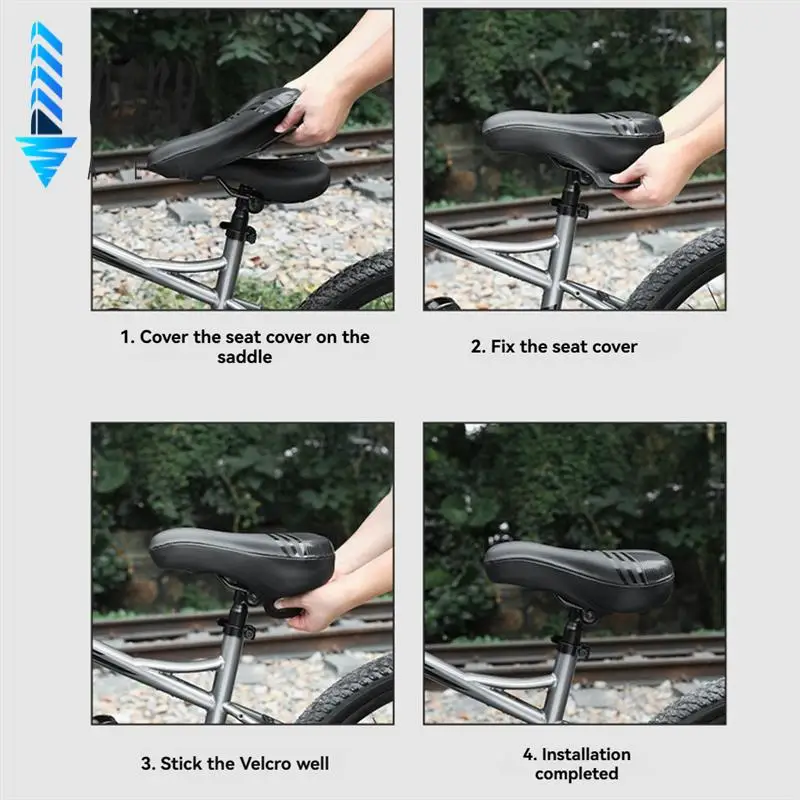 

AEB0-чехол на седло велосипеда, водонепроницаемая подушка для велосипедного сиденья, удобный чехол на седло велосипеда, аксессуары для велосипеда из силиконовой пены