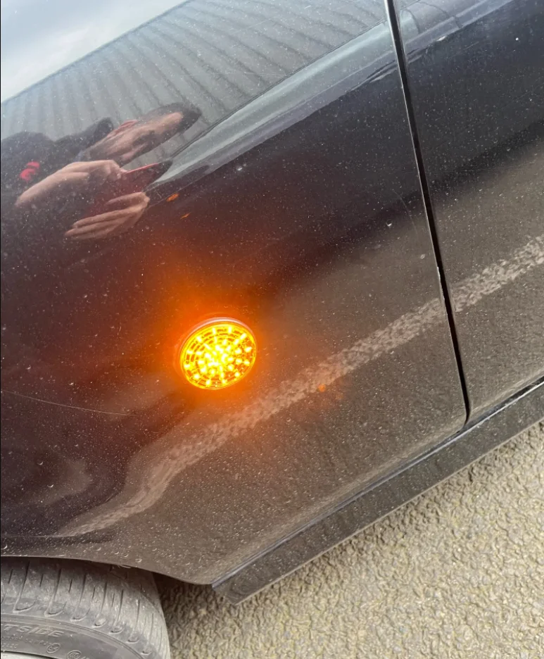 

2PCS for Mazda MX5 MX-5 MK1 MK2 MK3 1989 1999 2000 2001 20002-2015 Turn Signal Car LED Side Marker Light Amber Blinker Lamp 12V