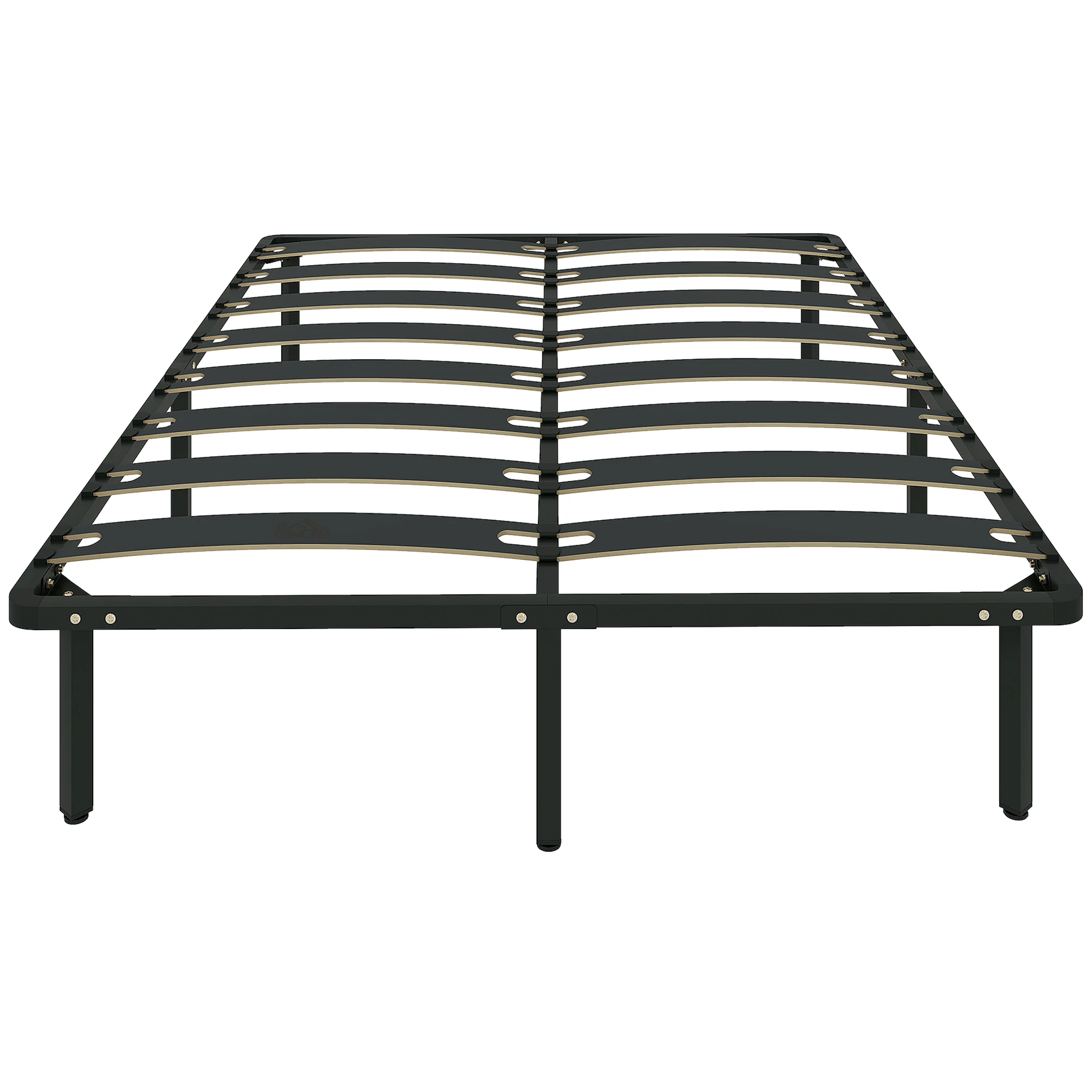 HOMCOM Somier Altura 26 cm Estructura de Cama con Almacenaje Debajo