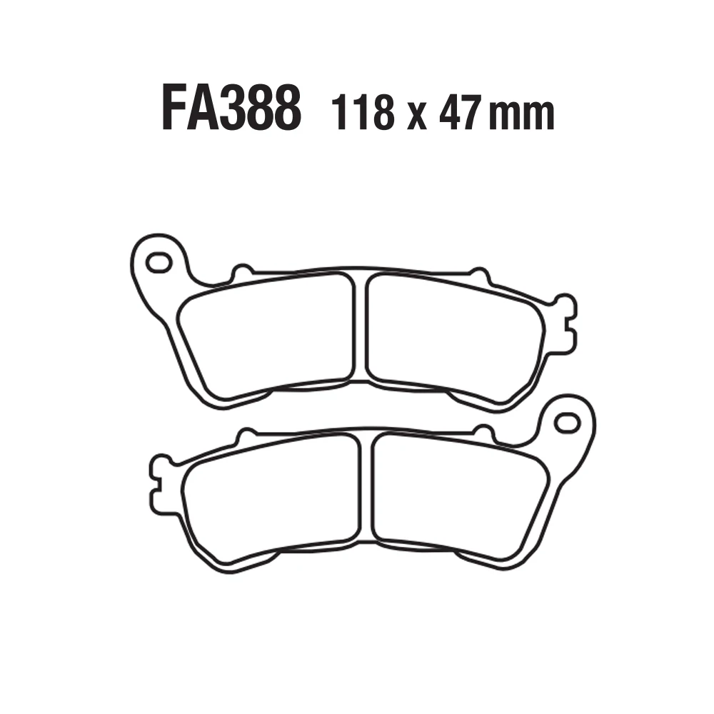 USERX Motorcycle Disc Brake Pads For FA388 HONDA GOLD WING SH CBR NSS CBF CB NC VT VFR XL GL 125 250 700 750 1000 1200 1300 1800