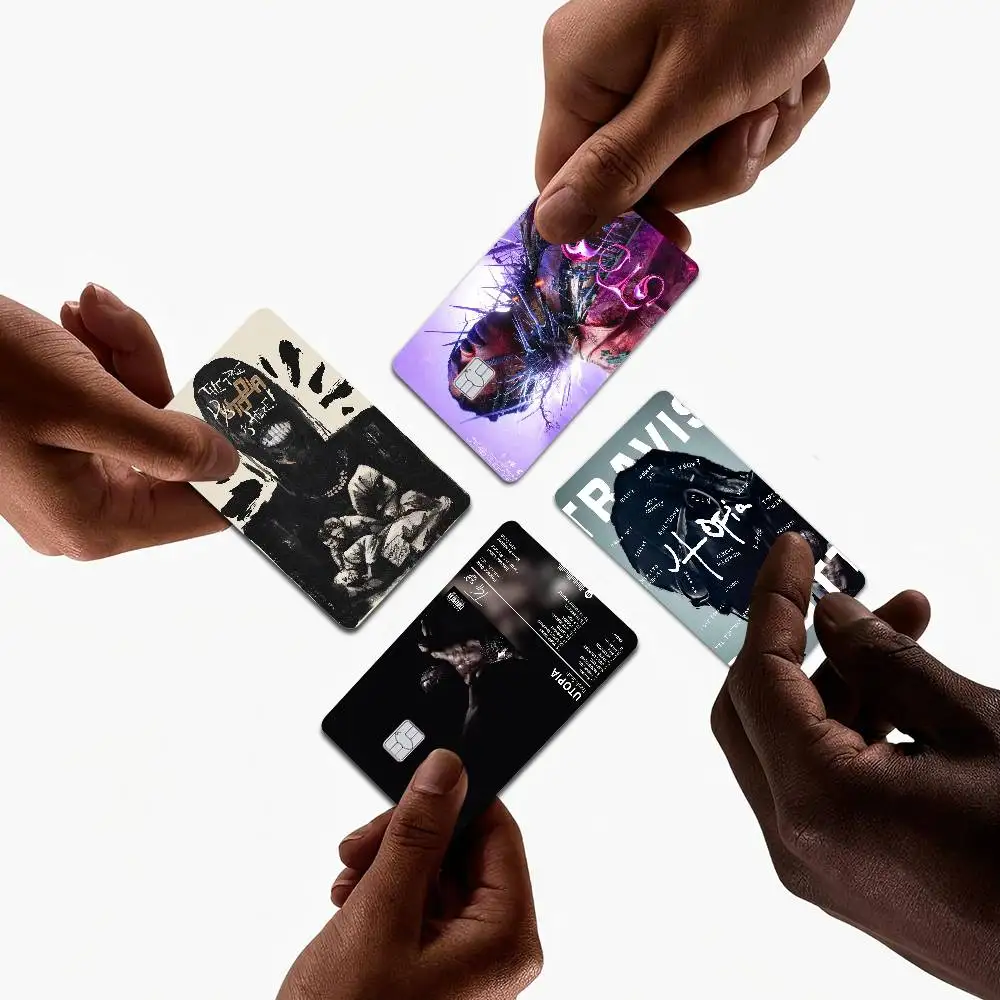 

Utopia Album Game Film Cover Sticker Case For Small Chip Credit Debit Card Front Side