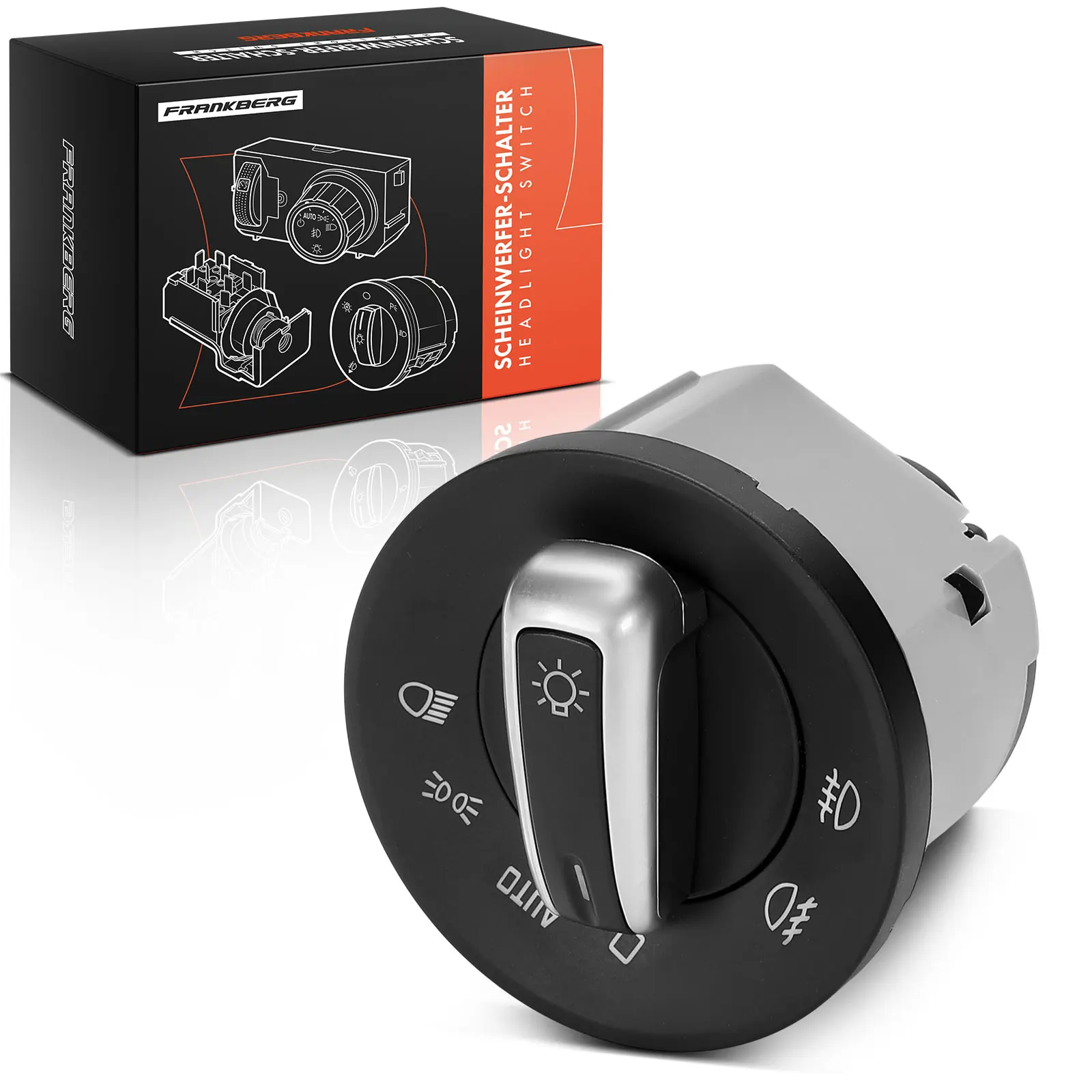 Frankberg 1x lichtschakelaar schakelaar hoofdlicht voor Skoda Octavia II 1Z3 1Z5 1.2L 1.4L 1.6L 1.8L 2.0L 2007-2013 1Z0941431K