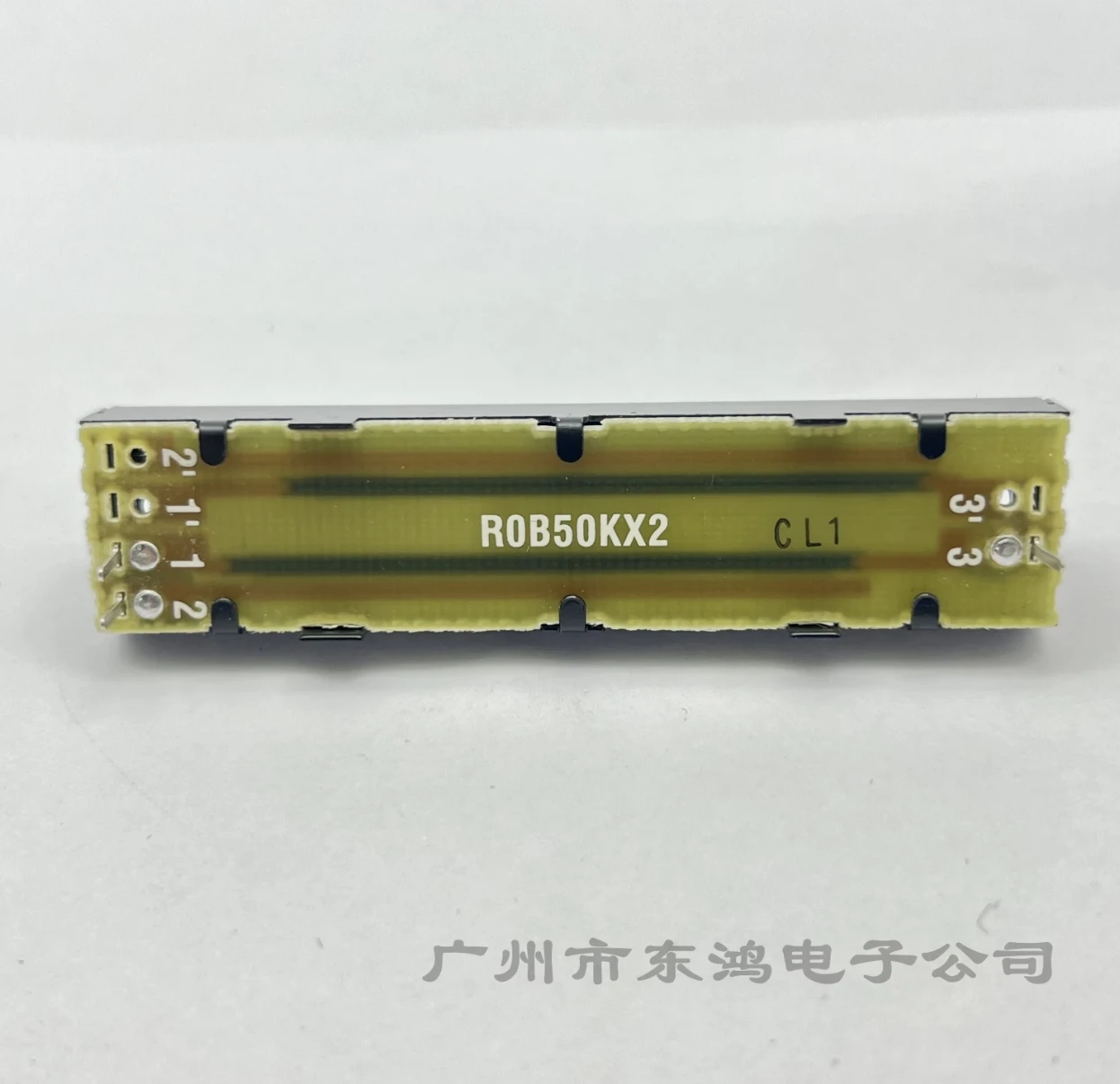 5 PCS Taiwan Province ALHA 7.3 straight sliding potentiometer 0B50K single coupling shaft length 15MM