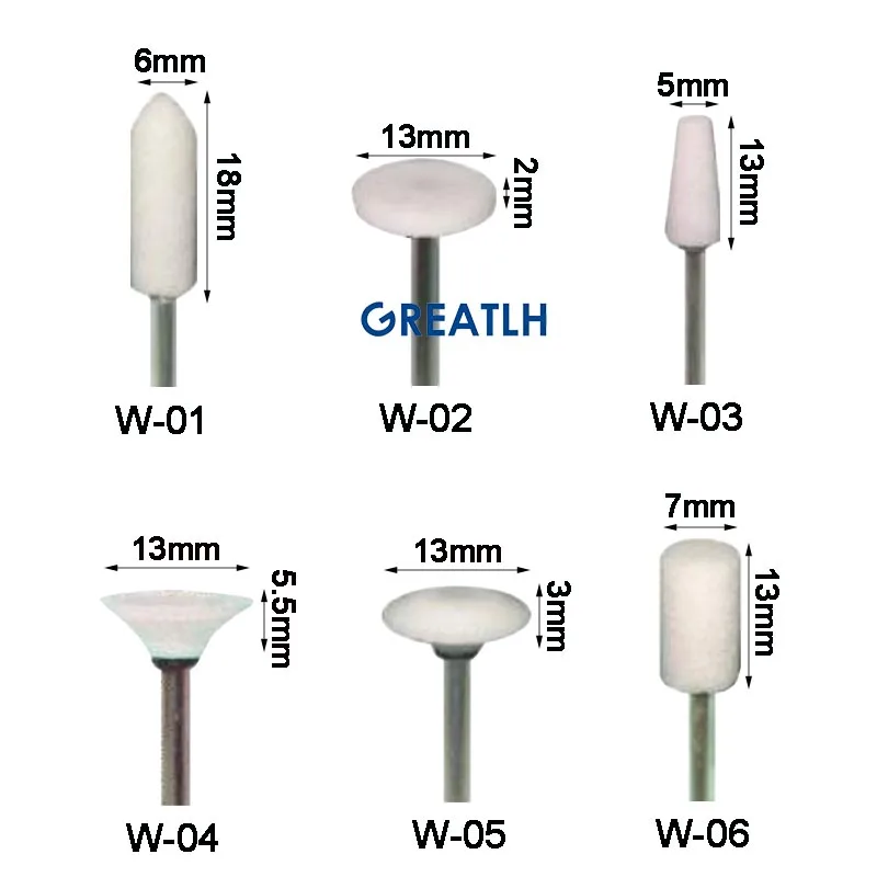 Polerowanie zębów biało kamienie dentyści pielęgnacja zębów narzędzia do polerowania materiały stomatologiczne 100 sztuk/zestaw