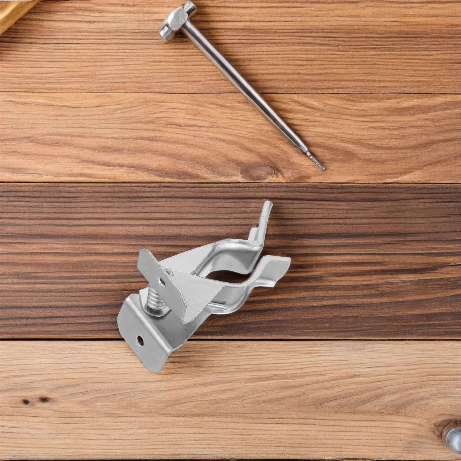 10Pcs Wall Tool Hanger Metal Bulldog Clips Spring Grip Wall Mount Mop Broom Rack Organizer Clips Mop Hanger Broom Clip