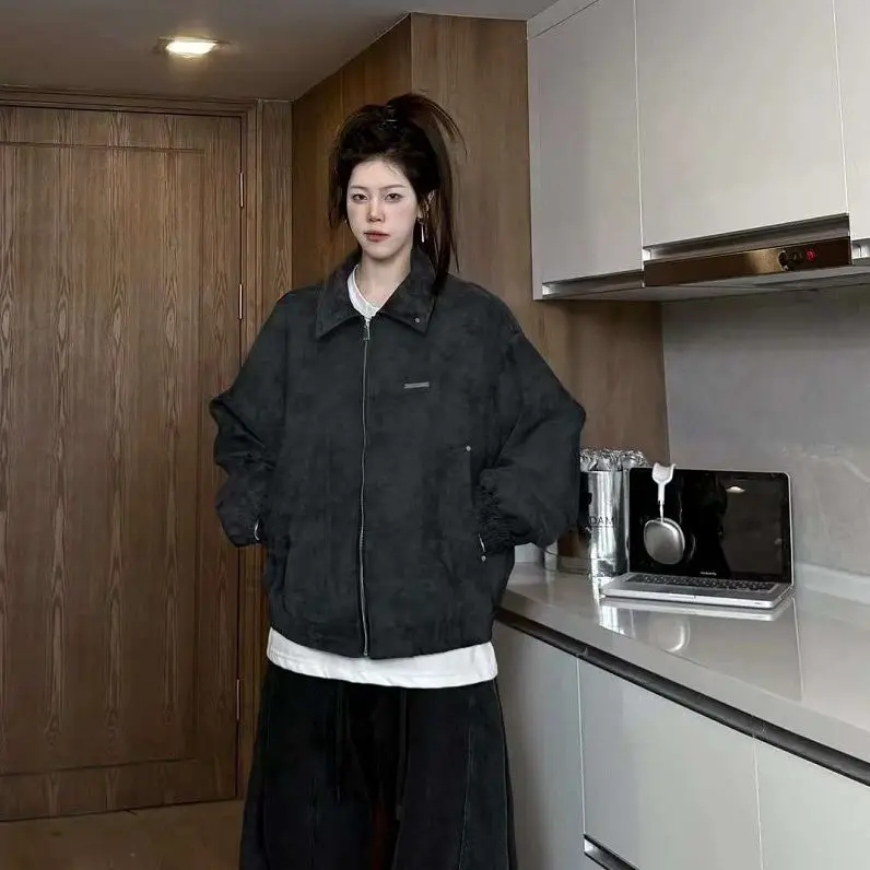 

Водонепроницаемые куртки женская женская одежда во французском европейском стиле элитные пуговицы с передним карманом чистая простая базовая модная верхняя одежда