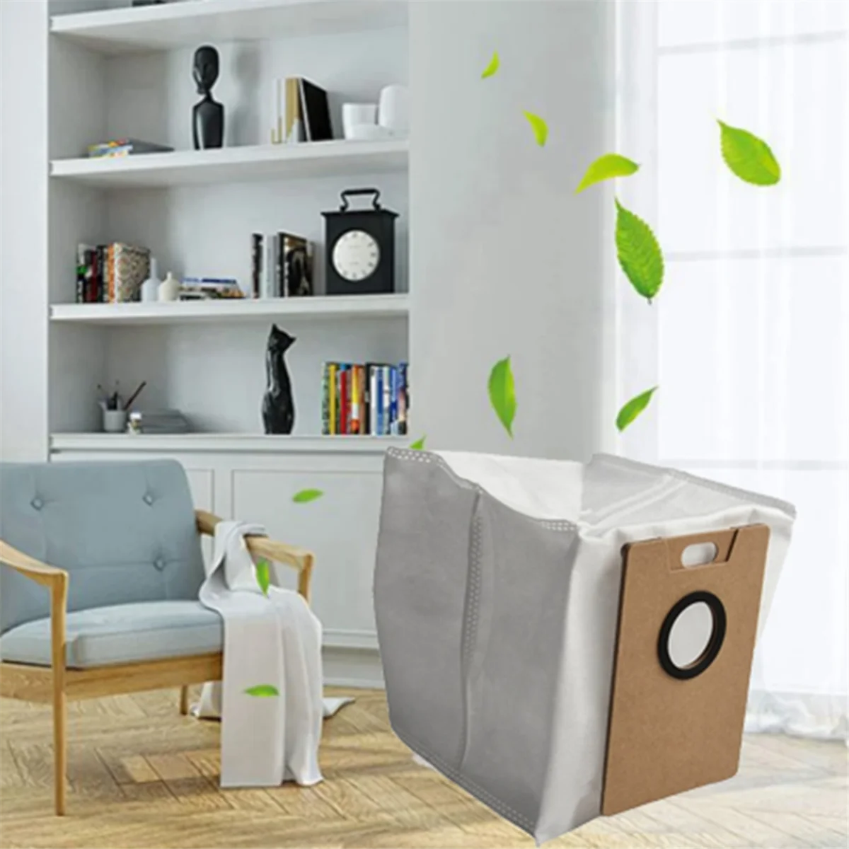 BABQ Saco de pó para tp-link Tapo RV30 Max Plus/RV20 Max Plus/Lydsto R1 Edge/MiWhole M9 Lite/Roidmi Eve Rook Peças de vácuo 12 peças