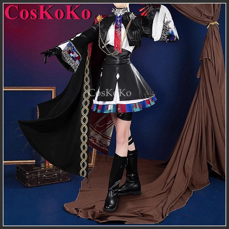 【Customized】CosKoKo Lappland The Decadenza Cosplay Game Arknights Costume Fashion Uniforms Unisex Halloween Role Play Clothing