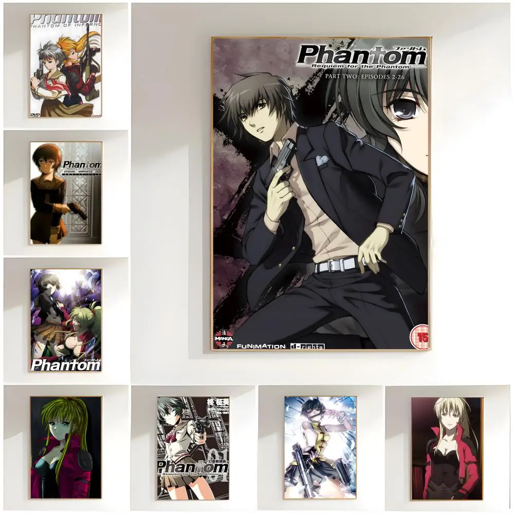 psychological anime Phantom Requiem for the Phantom Poster Premium Wall Decor Modern Home Poster Unframed