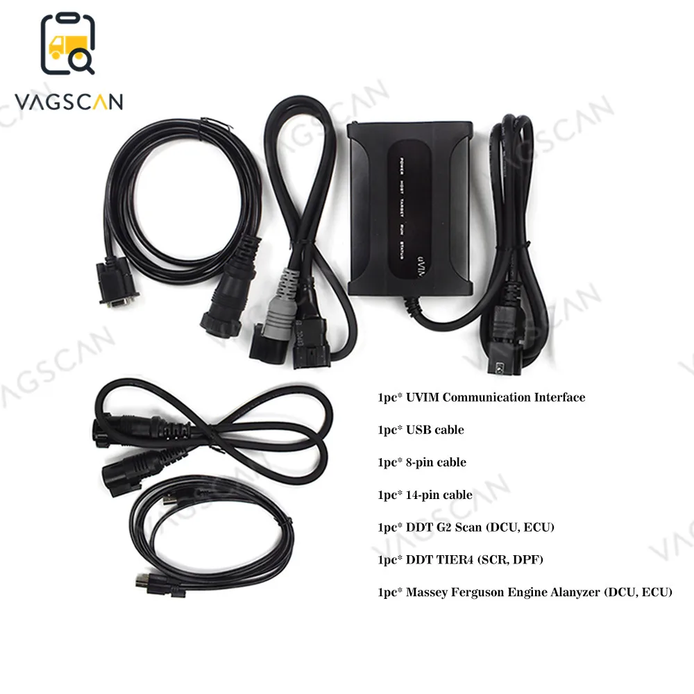 Heavy Duty Diagnostic tool for Doosan Diagnostic Scanner kit uvim Communication Interface Forklift Excavator Loader Diagnosis