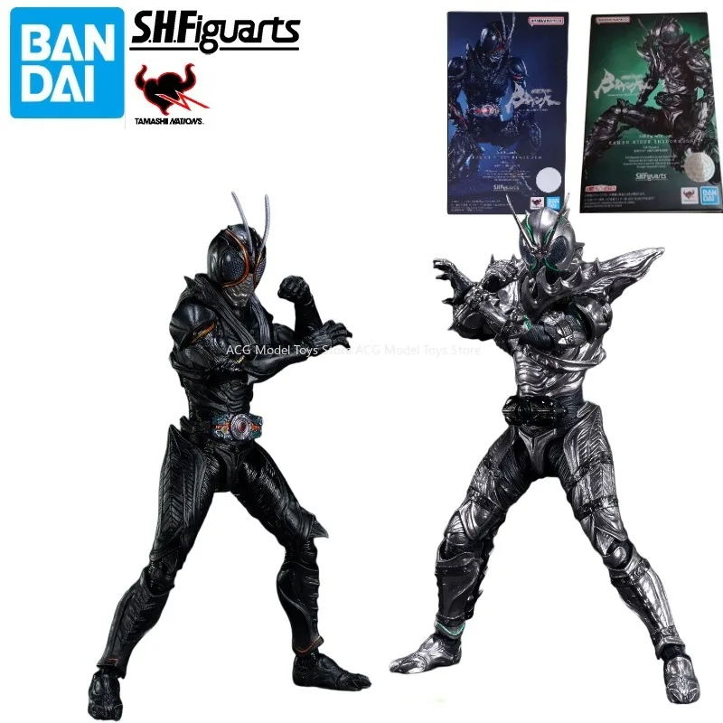 

In Stock Original Bandai S.H.Figuarts SHF Kamen Rider Black Sun SHADOWMOON Anime Action Figure Toys Collection Model Gift