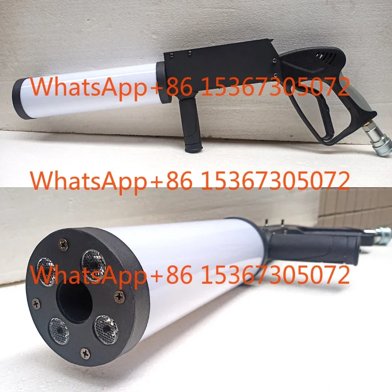 

Бар светодиодный газовый колонный пистолет CO2 Ручной пистолет для распыления сухого льда Сценическая машина для дыма Ночной клуб Атмосфера Реквизит