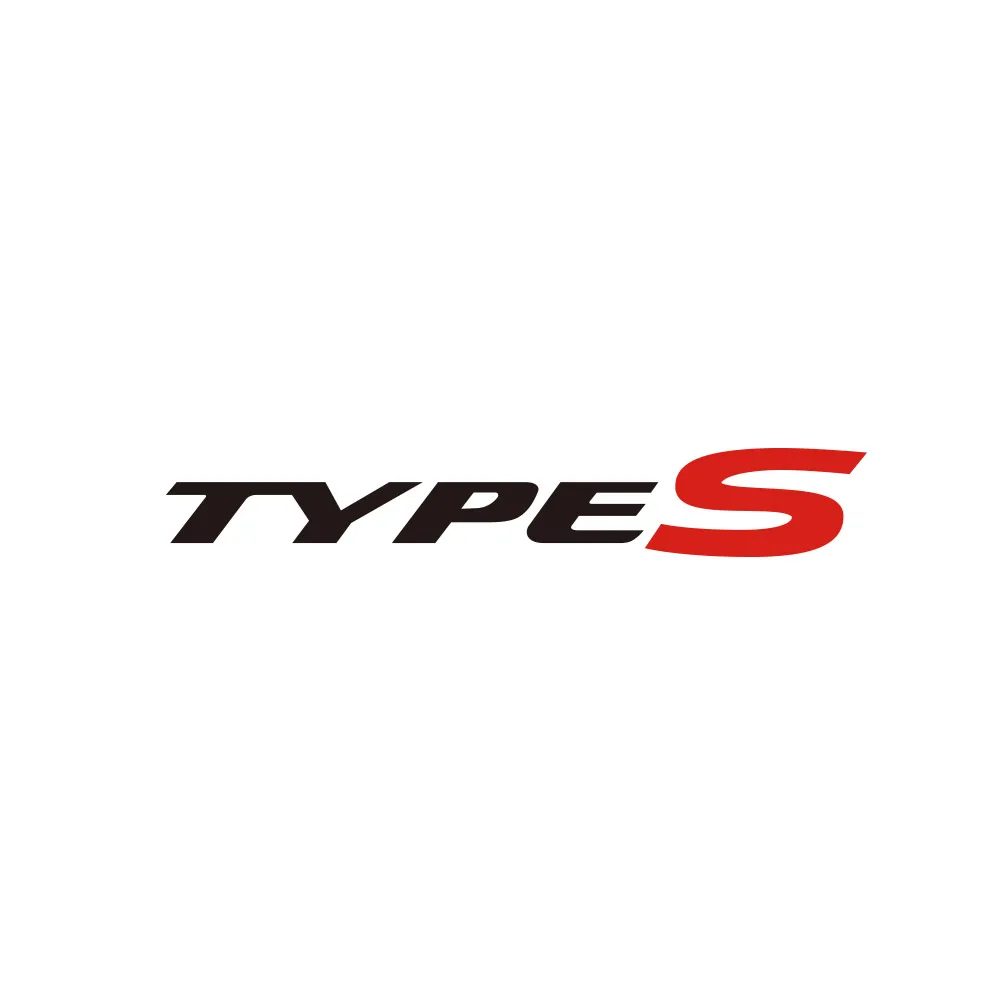 2 Pieces Type S Car Styling JDM For Honda Accord Civic TYPES CRV TYPE R Accessories Car Stickers Decal Vinyl Automobiles