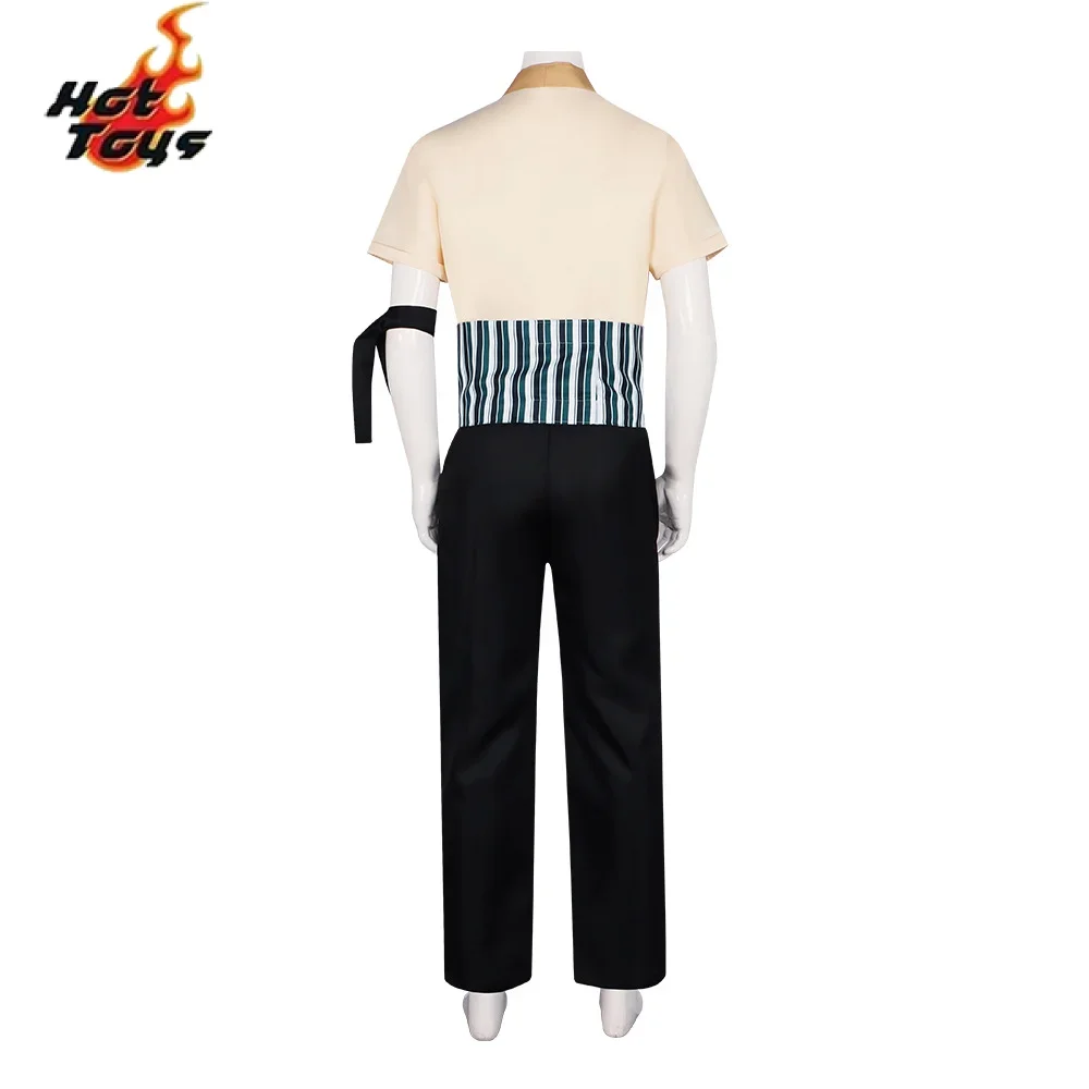 أزياء رورونوا زورو التأثيرية للبالغين، الزي الرسمي d'anime، perruque، boucles d'oreilles، Halloween، carnaval