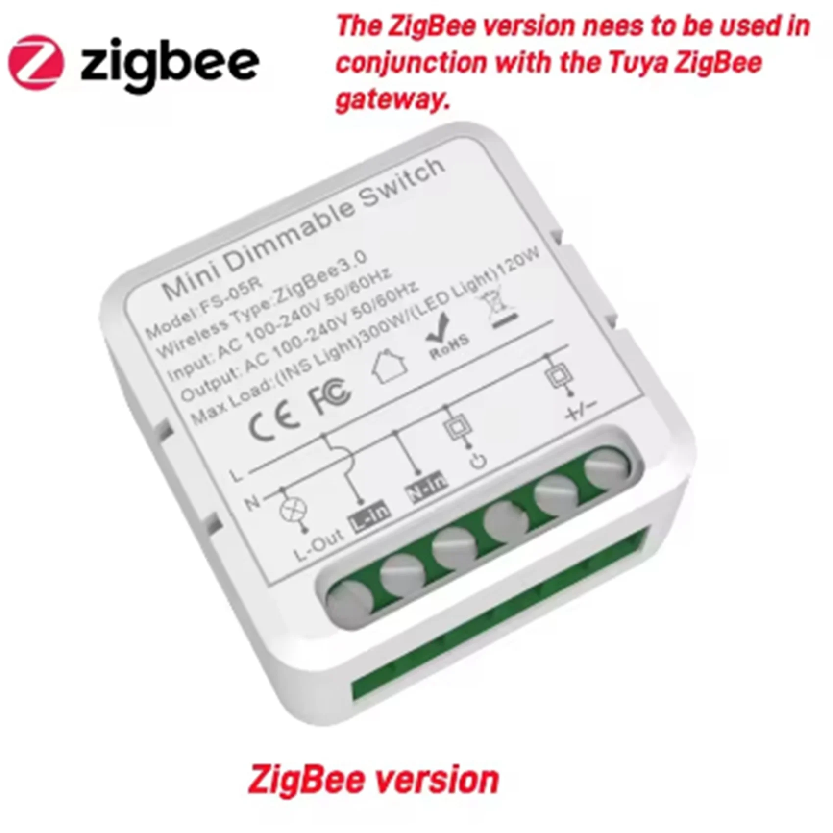 L68A 2X Tuya Smart Dimmer Switch Zigbee Module Light Switch AC110-240V DIY Switches Smart Life APP Work