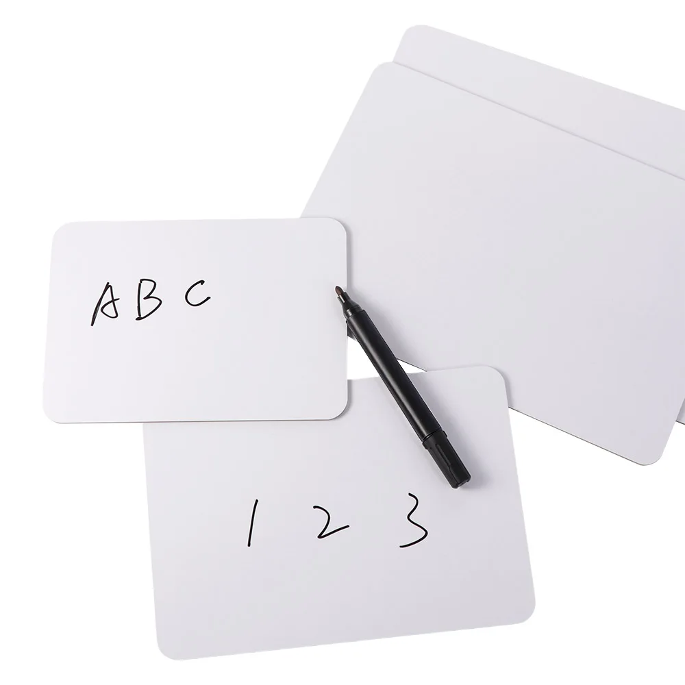 Pizarra Blanca Mini de Doble Cara para Dibujar Grafitis y Dibujos, Pizarra de Madera Mini para Niños, Borrable, para Pintar y Escribir