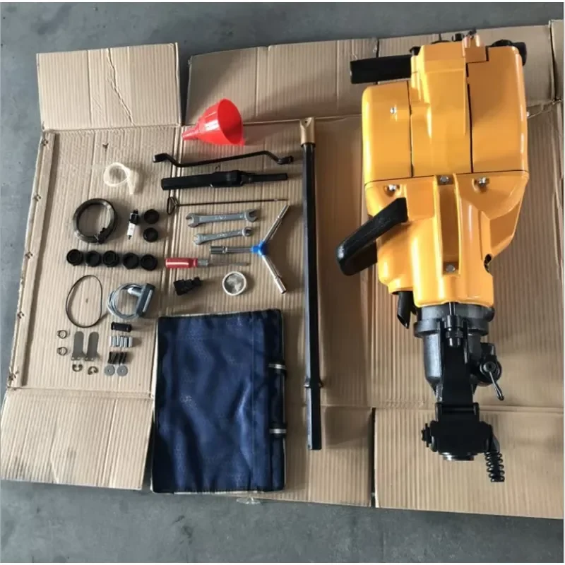 Rock Mining Machine Portable Rock Drill Handheld Rock Crushing Petrol Hammer Hammer Drill Mining Drilling Machine for Sale
