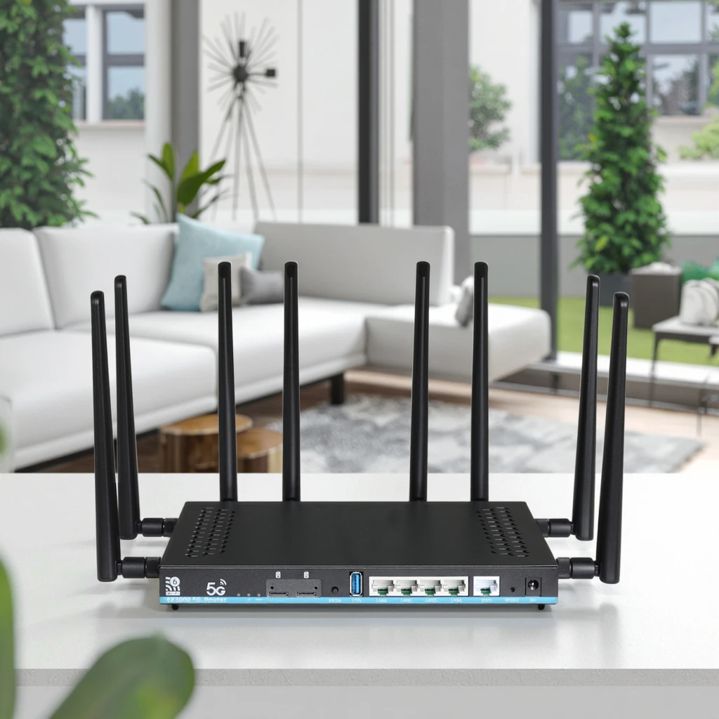 

Industrial WiFi 6 OpenWrt Router AX3000 Mesh 4G LTE Dual Band VPN CPE Z8102-AX-M2-T