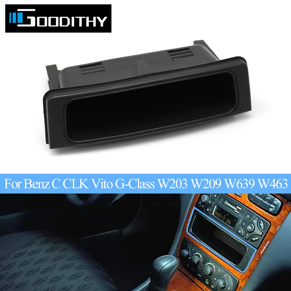 Car Center Console Storage Glove Box Insert Tray Holder For Mercedes Benz C CLK Vito G Class W203 W209 W639 W463 2036830291