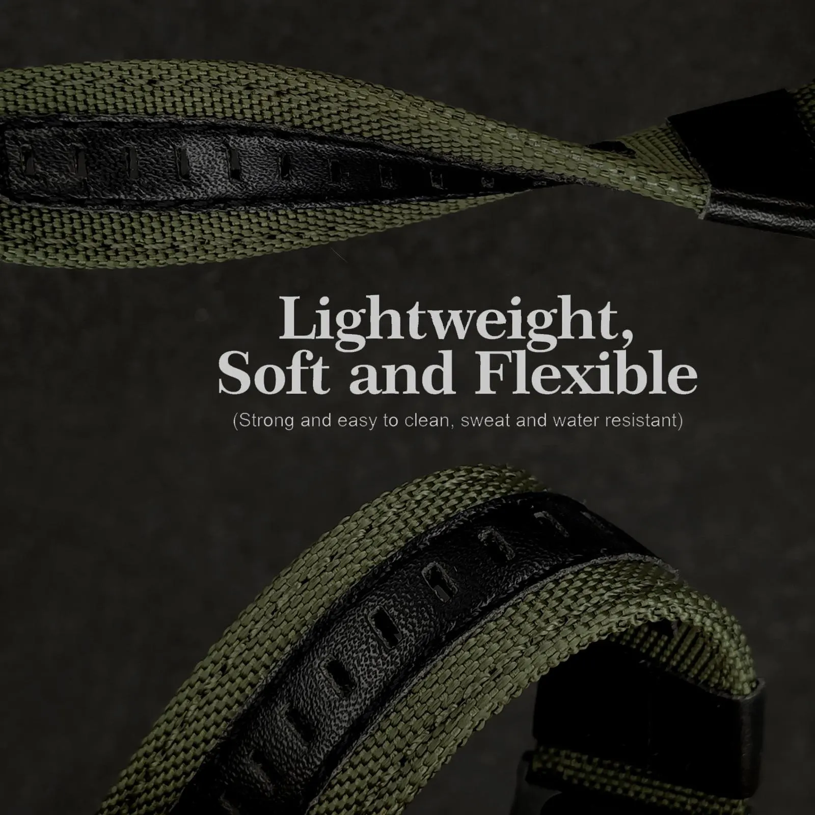 YOOSIDE 26mm/22mm Fenix 6 Armband Quick Fit Woven Nylon Uhr Band Strap für Garmin Fenix 6X/5X Plus/Fenix 3