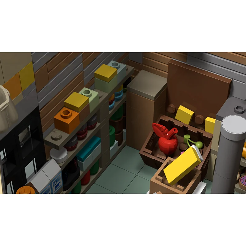 

Знаменитая модель фильма Moc, строительные кирпичи, паук, модель удобного магазина, технология, подарок, сборка «сделай сам», праздничные игрушки